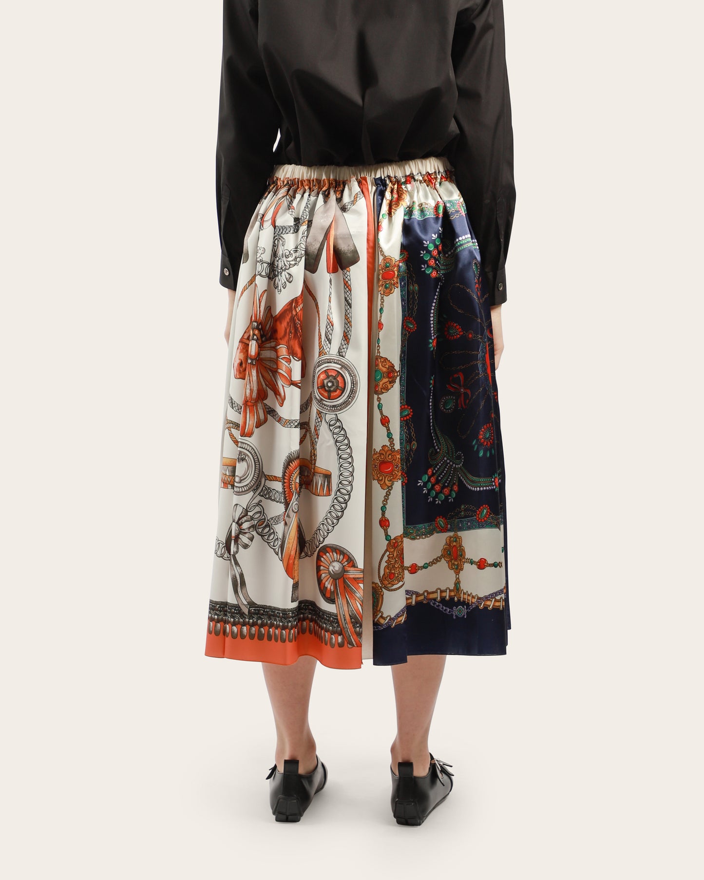 Chain Print Skirt
