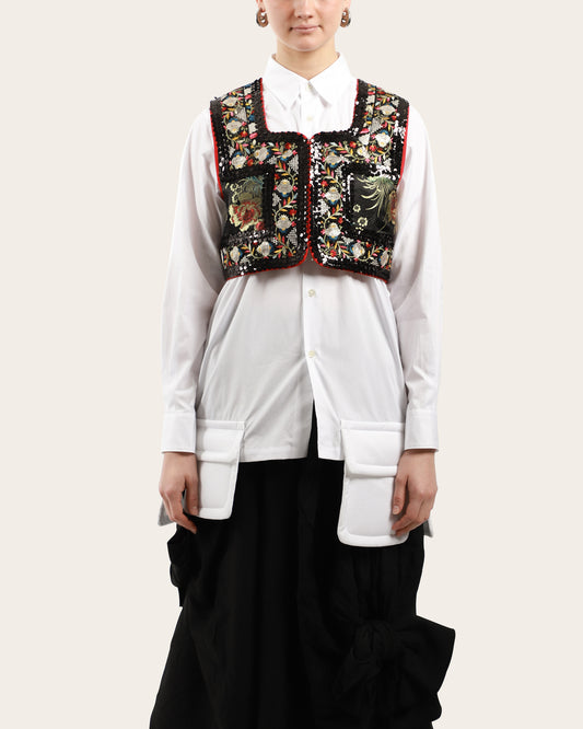 Embellished Vest