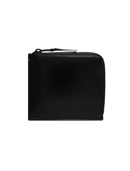 Shop Comme Des Garcons Very Black Side Zip Wallet Online