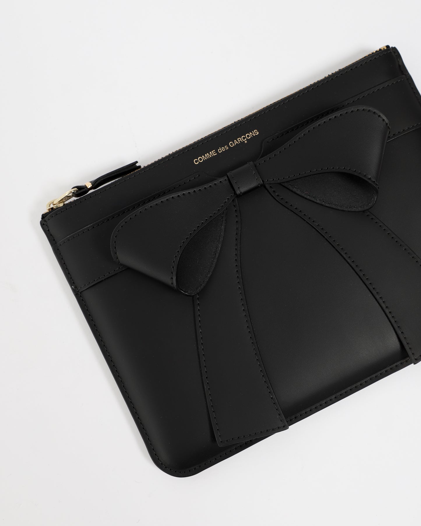 Bow Large Zip Pouch Wallet