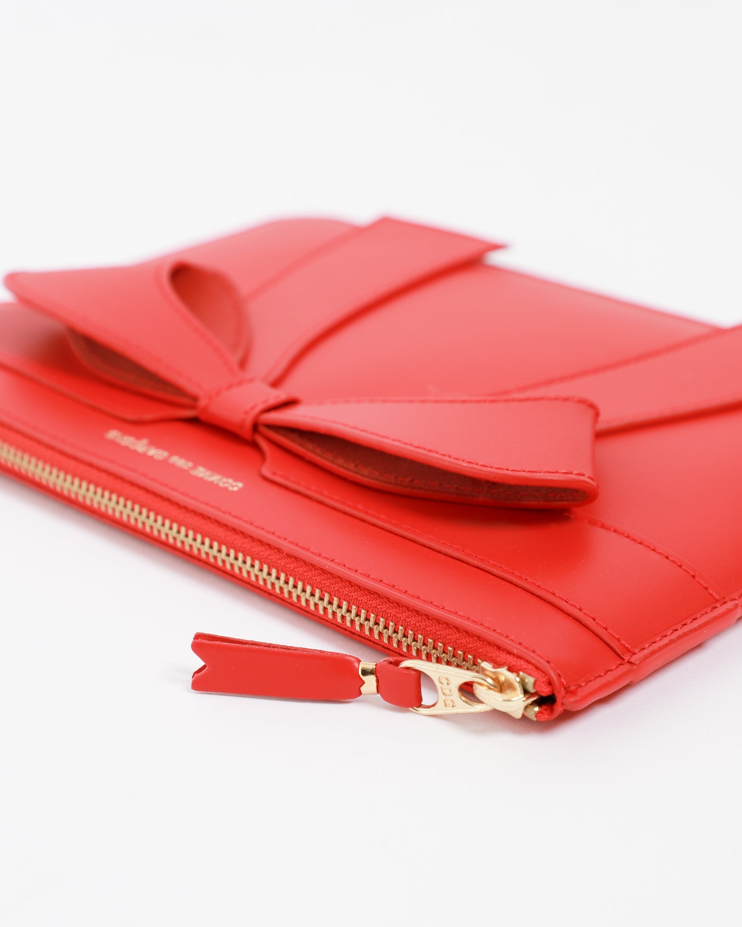 Bow Large Zip Pouch Wallet