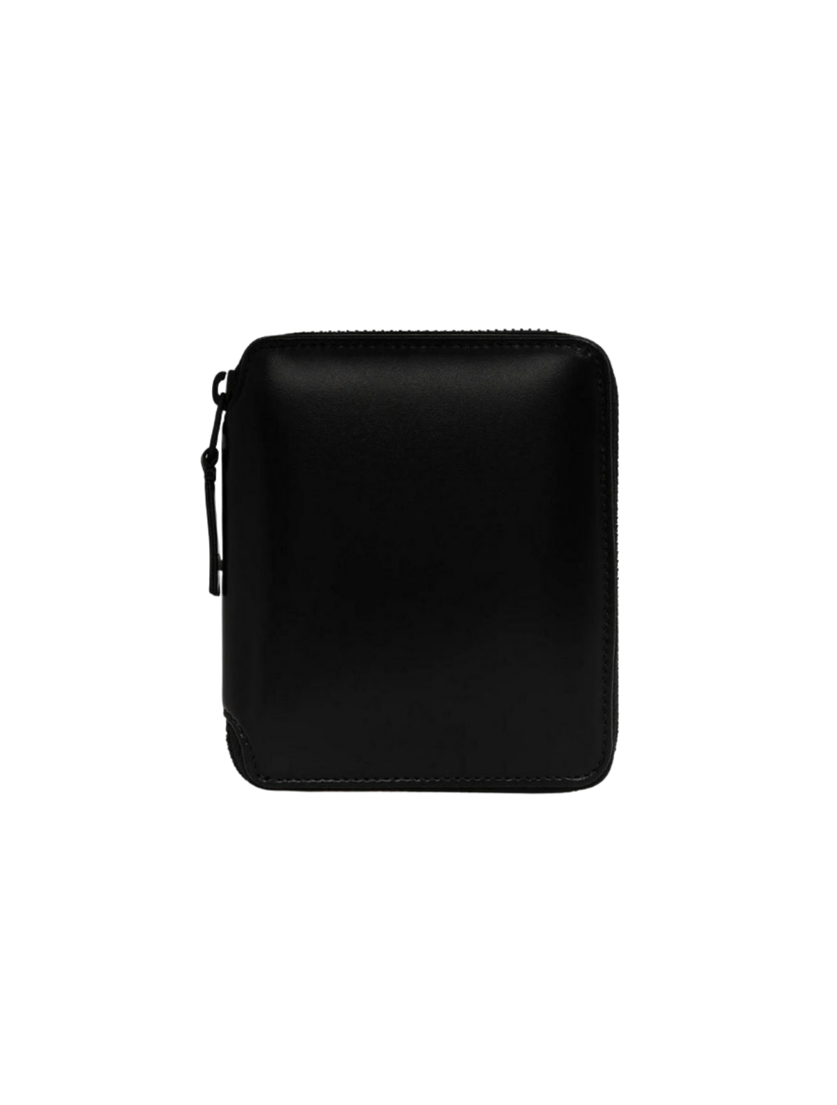 Very Black Square Zip Wallet