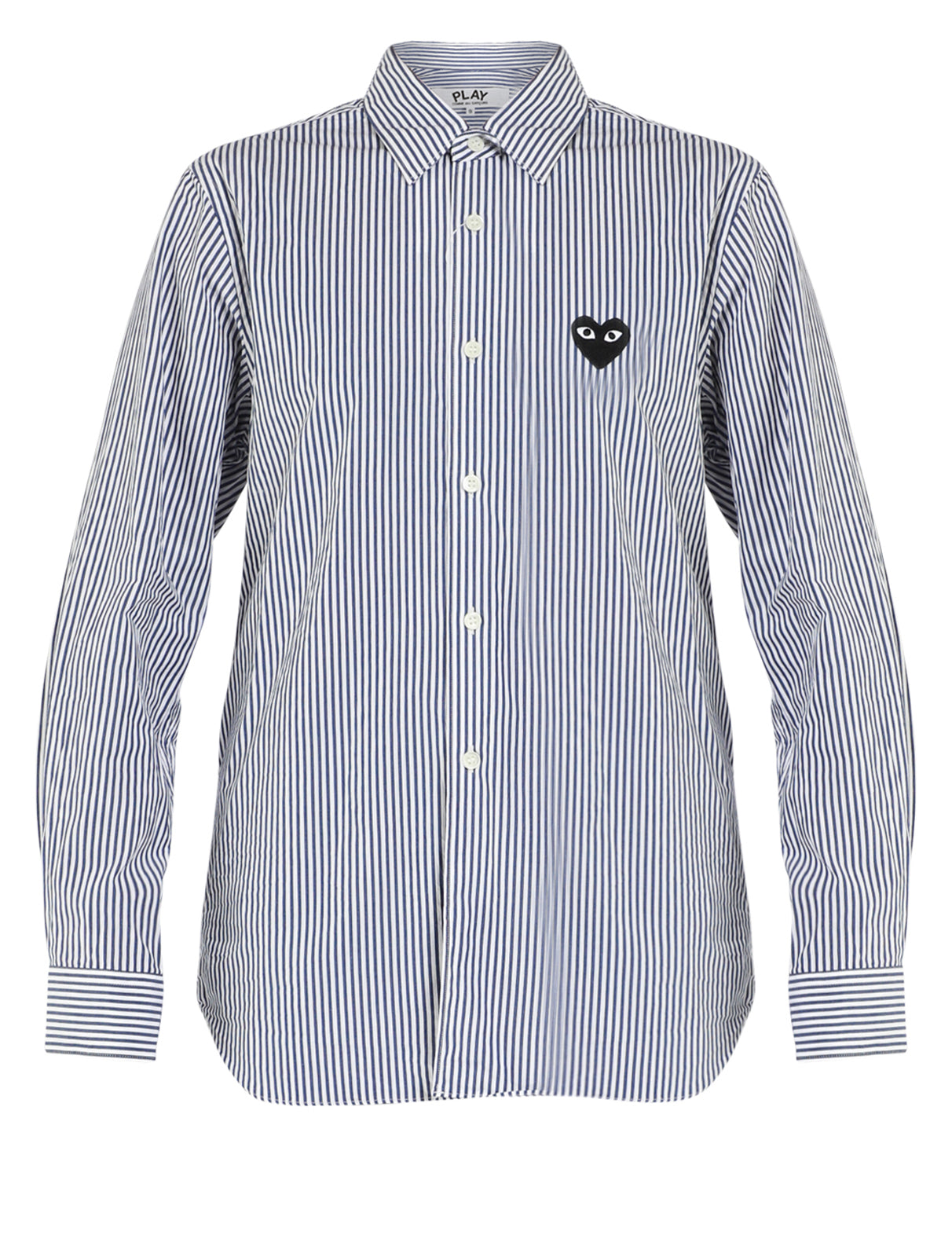 Men's Black Heart Striped Shirt