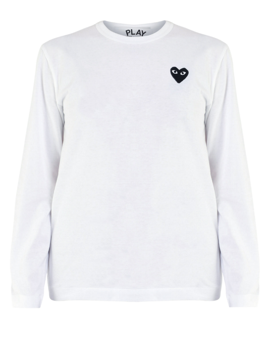 Men's Black Heart Long Sleeve T-Shirt