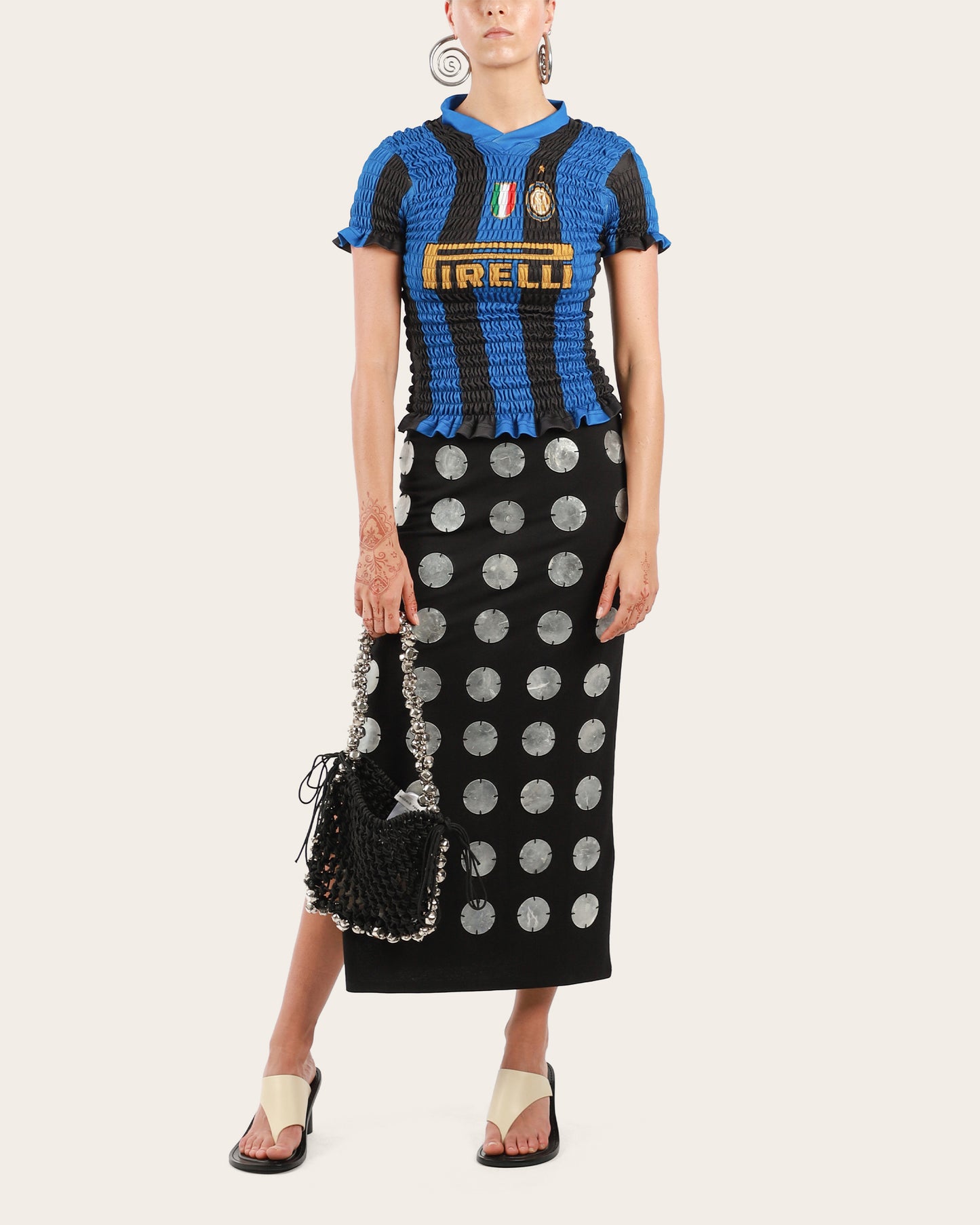 Mop Pailette Maxi Skirt