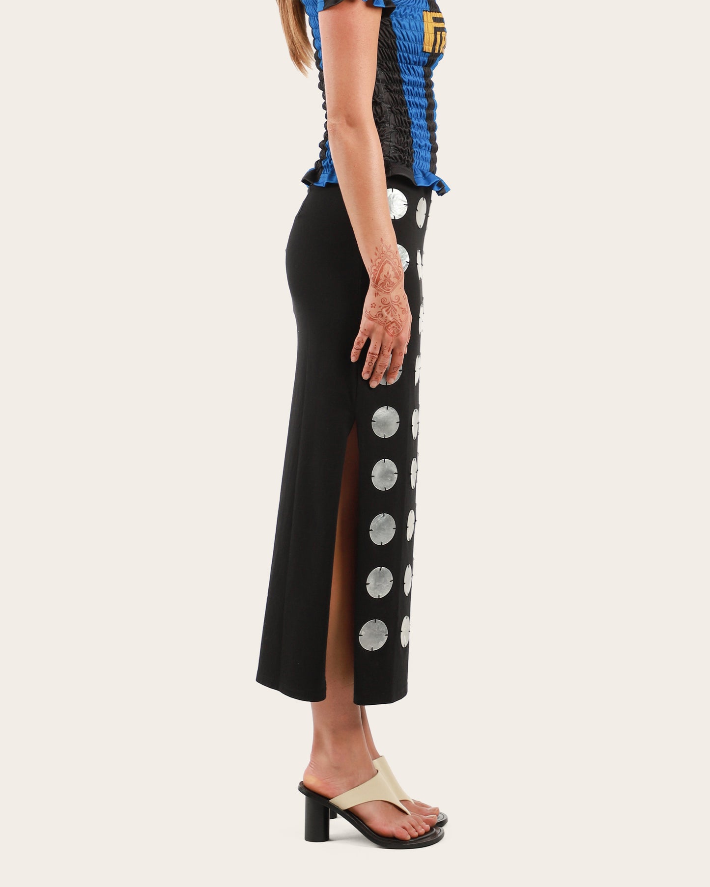 Mop Pailette Maxi Skirt