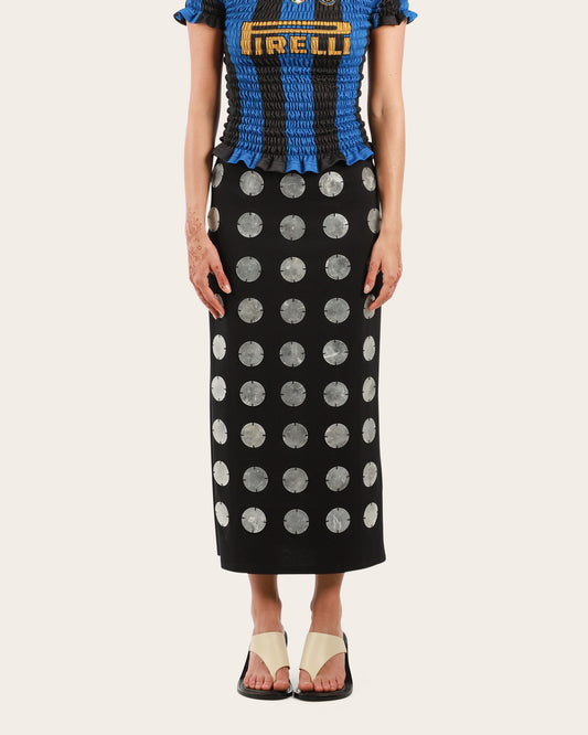 Mop Pailette Maxi Skirt