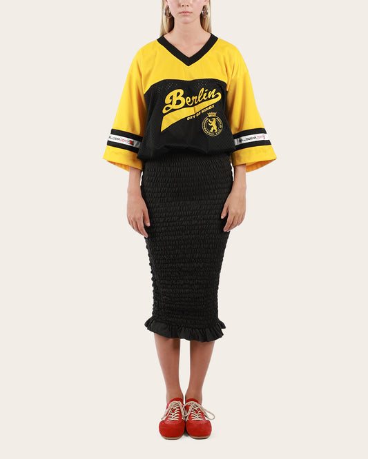 Shirred American Football Dress Large