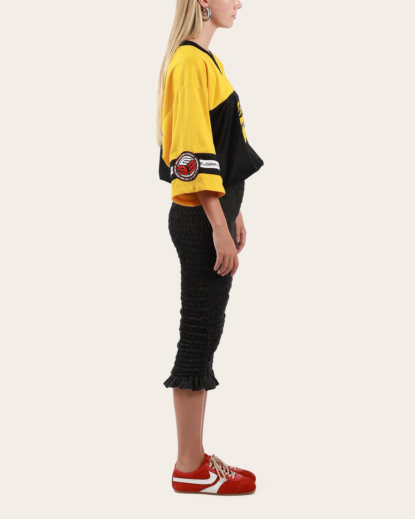 Shirred American Football Dress Large