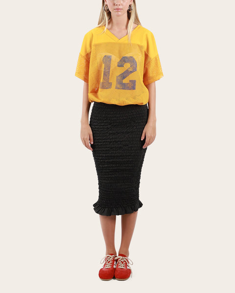 Shirred American Football Dress Small