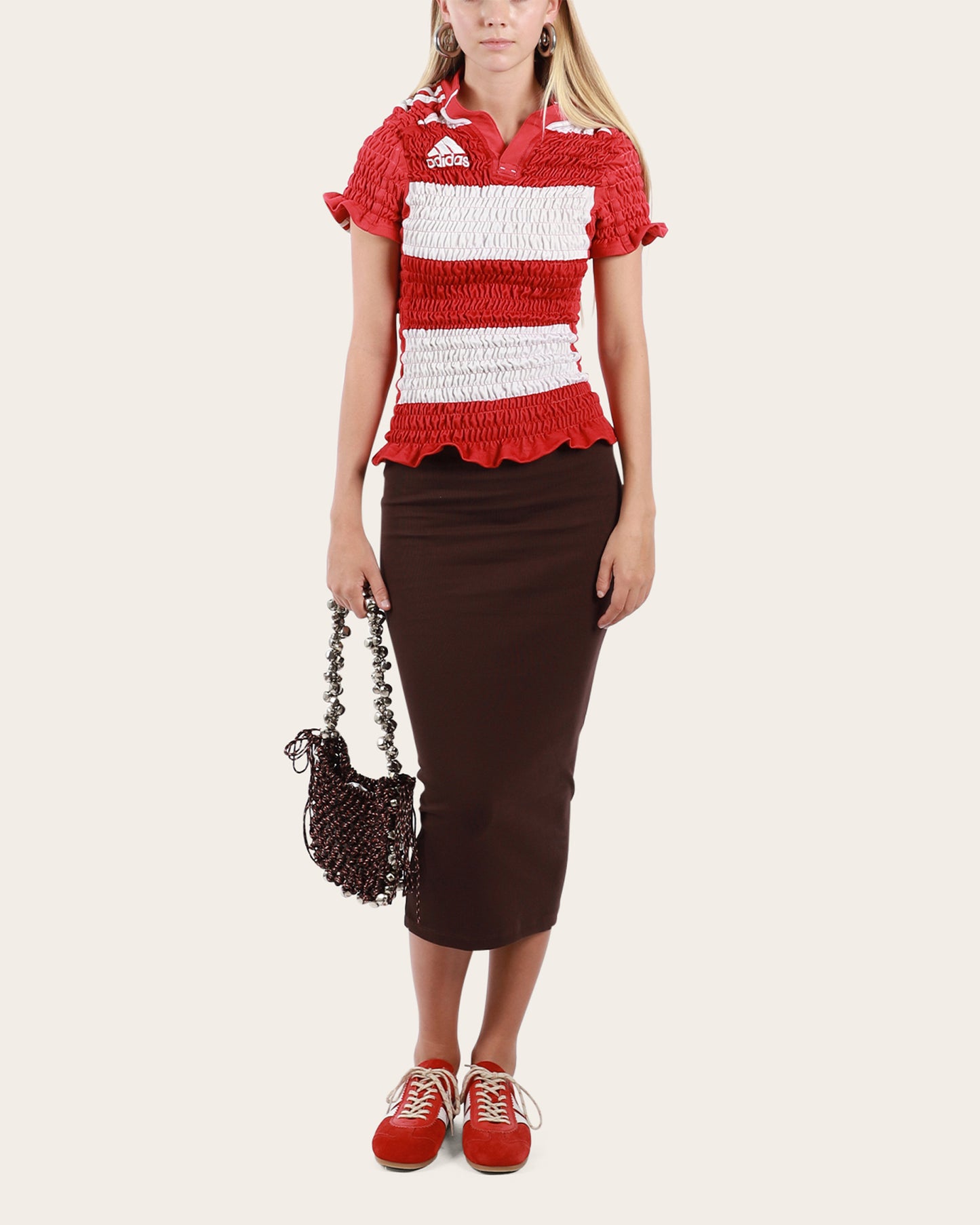 Shirred Football Jersey X-Large