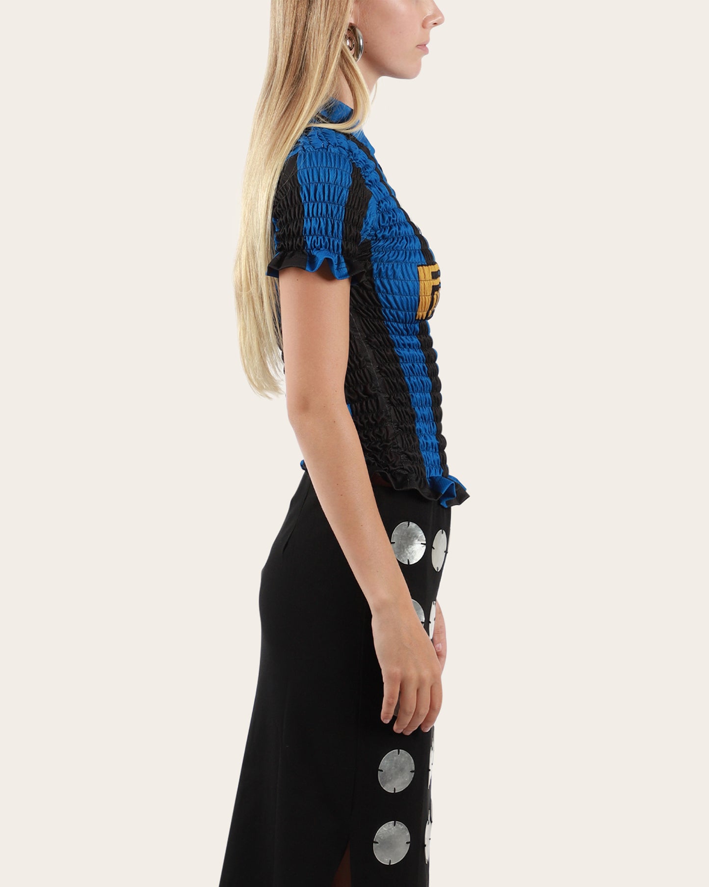 Shirred Football Jersey Large