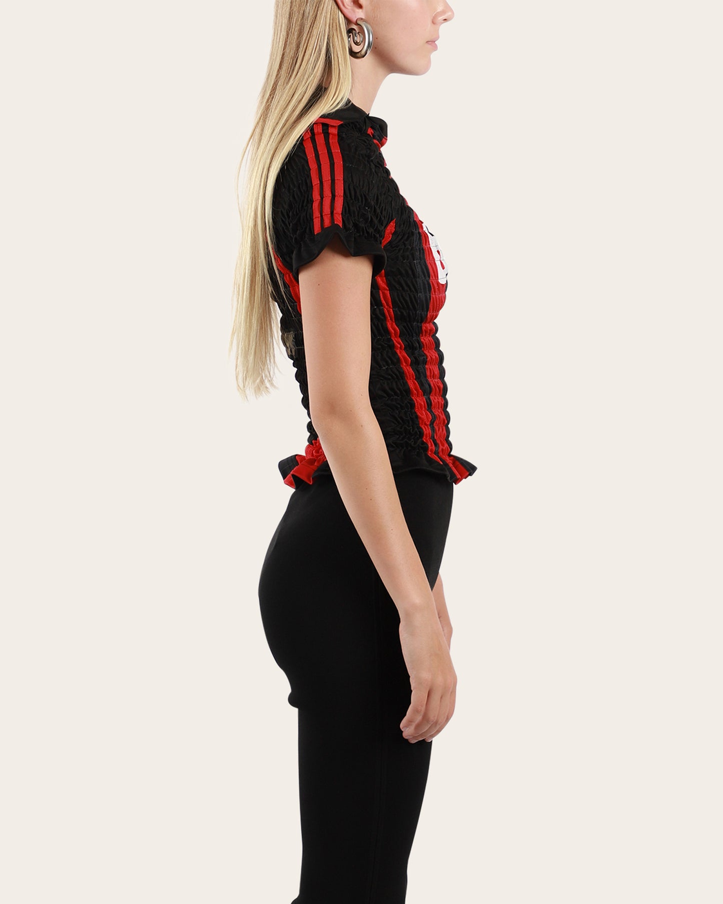 Shirred Football Jersey Small