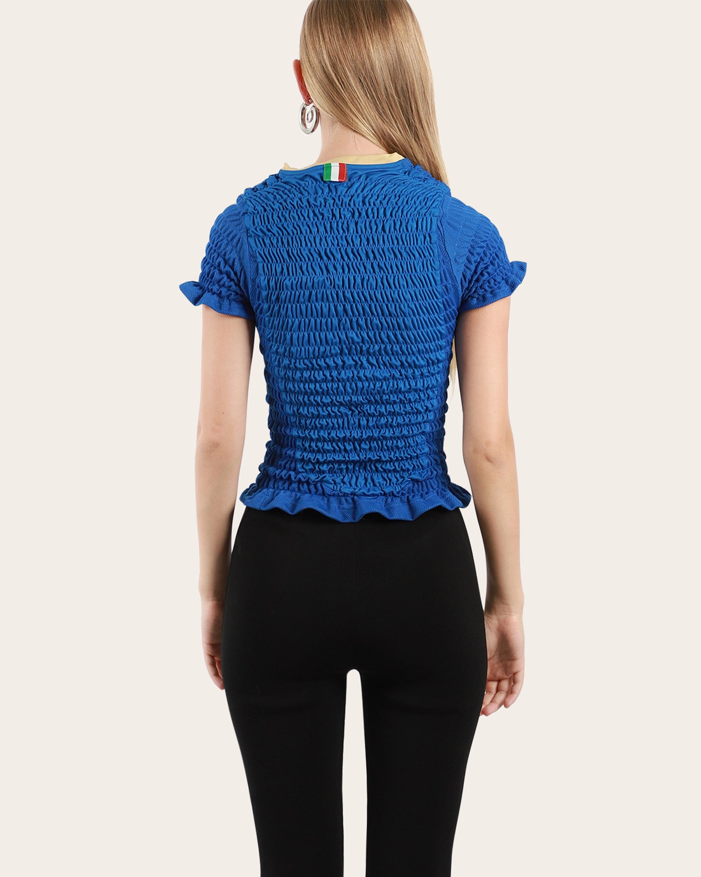 Shirred Football Jersey Small