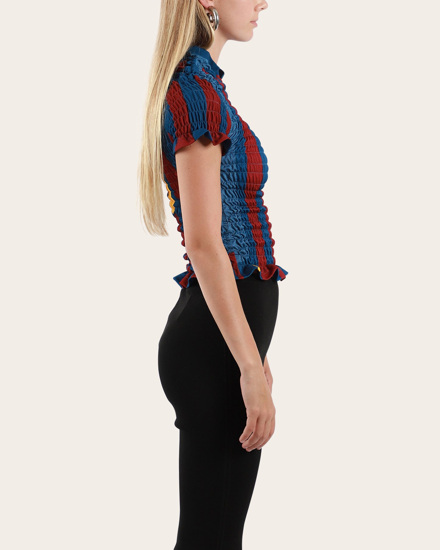 Shirred Football Jersey Small