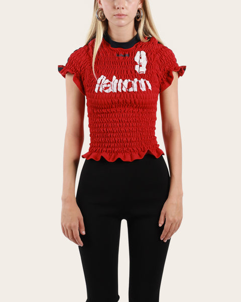 Shirred Football Jersey Small