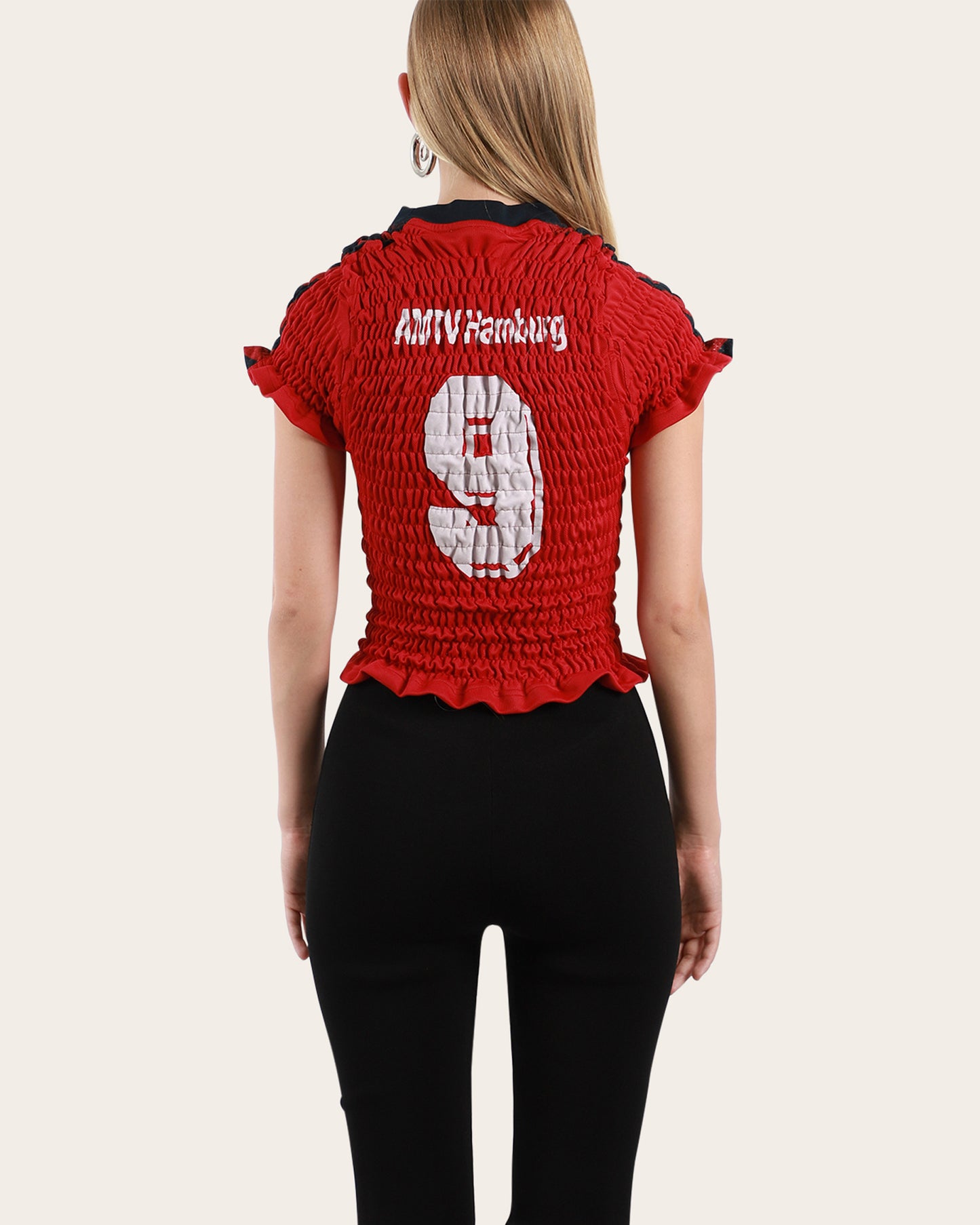 Shirred Football Jersey Small