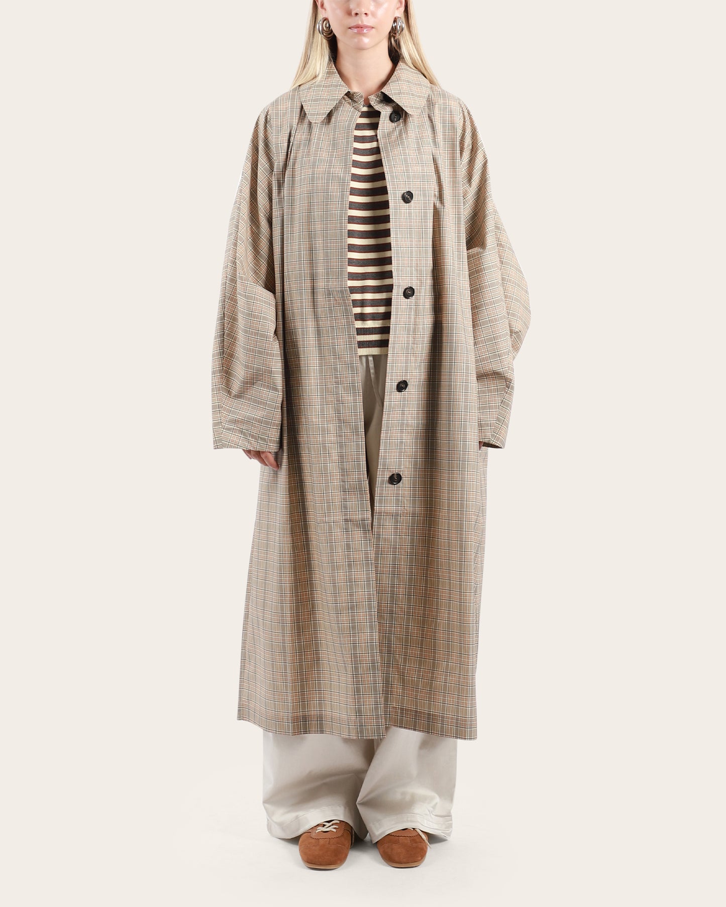 Batwing Trench Tartan