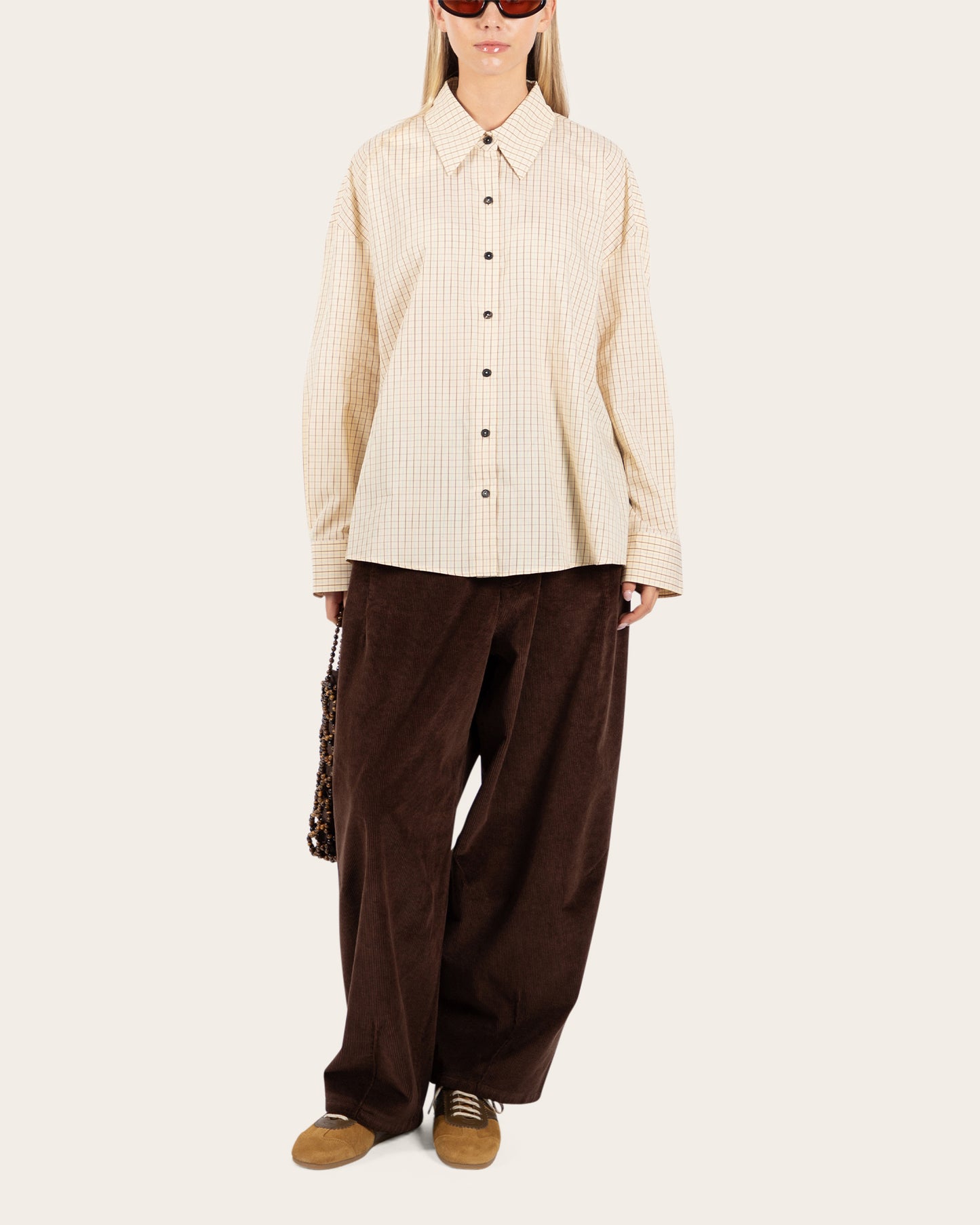 Checked Oversized Shirt
