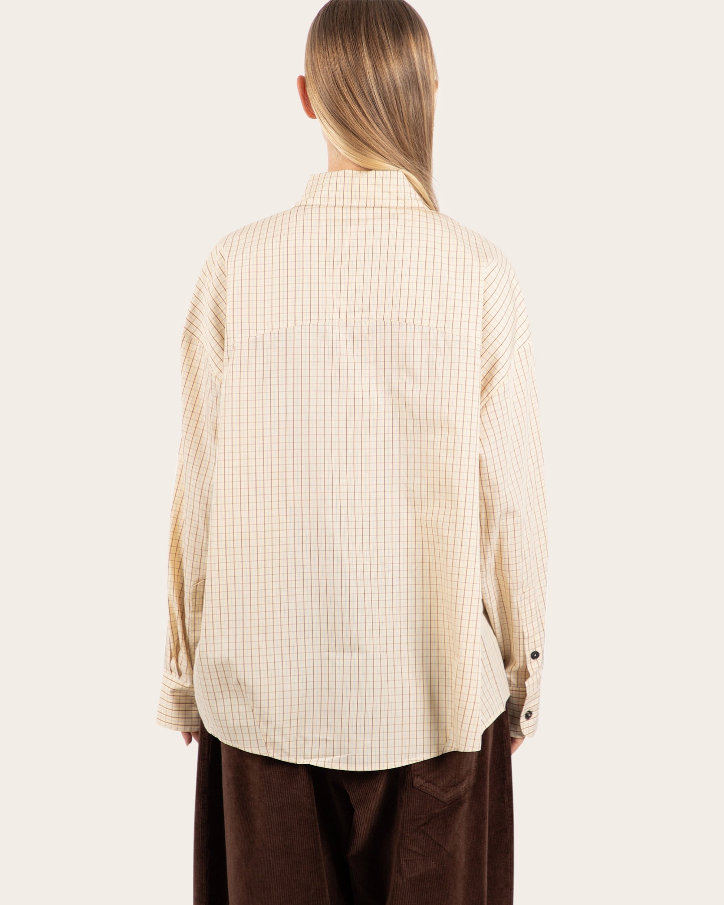 Checked Oversized Shirt