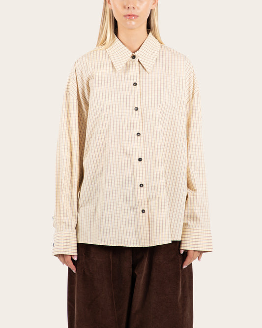 Checked Oversized Shirt