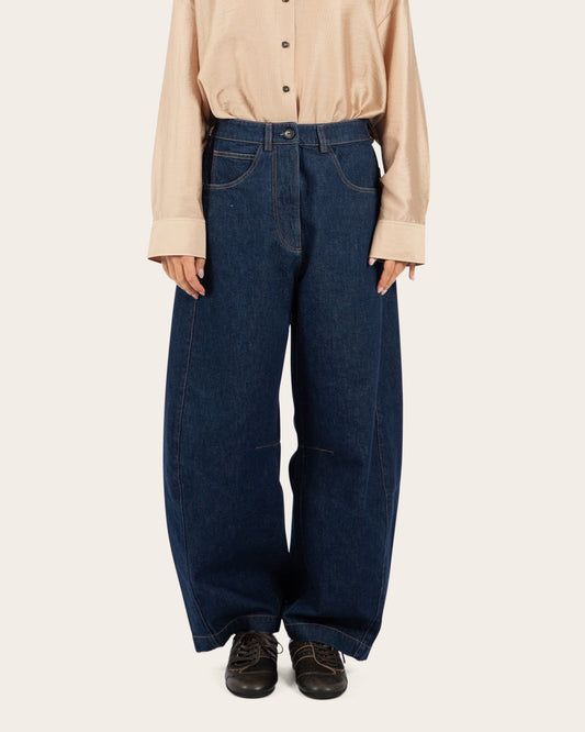 Curved Baggy Jeans