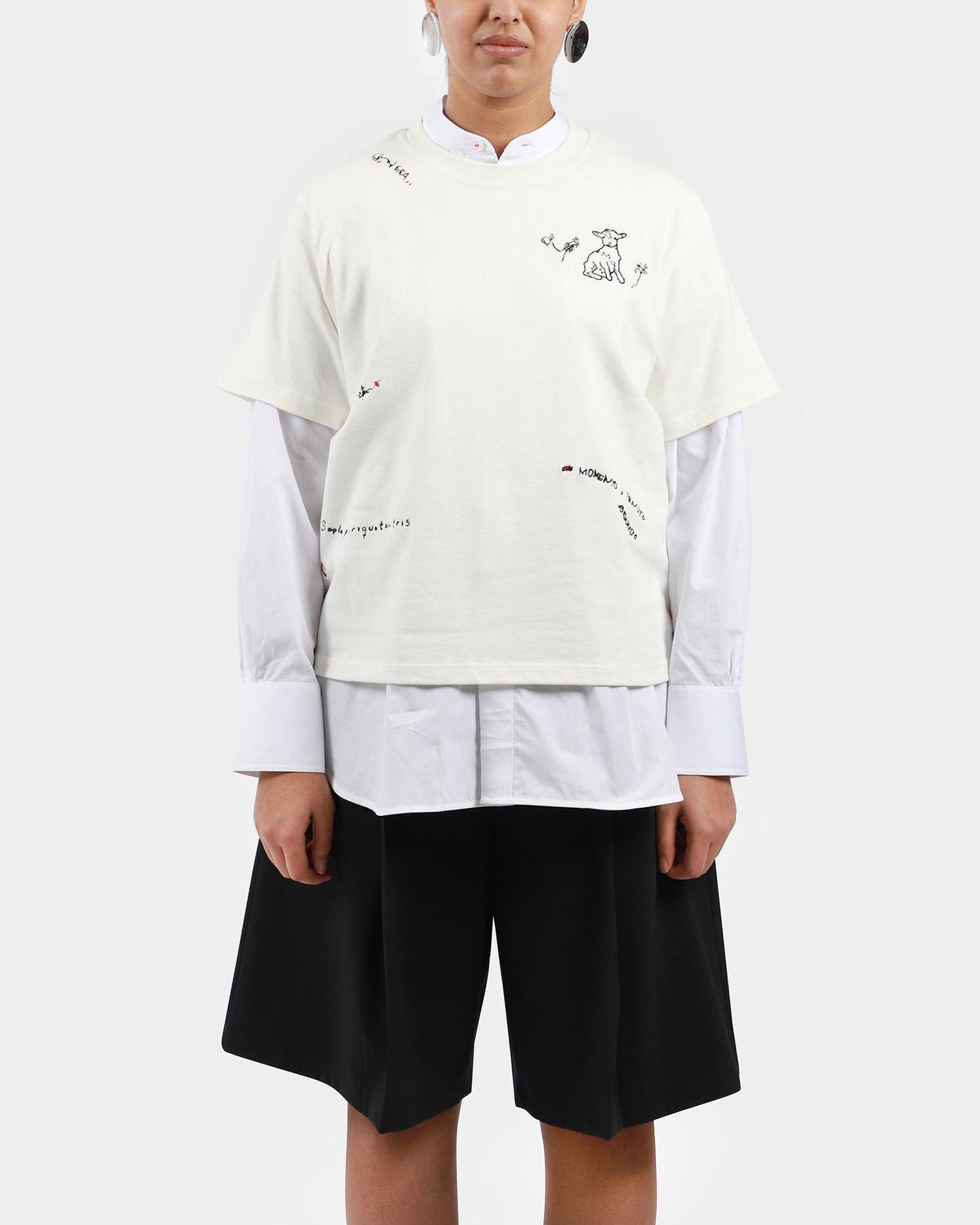 Instante Embroidered T-Shirt White