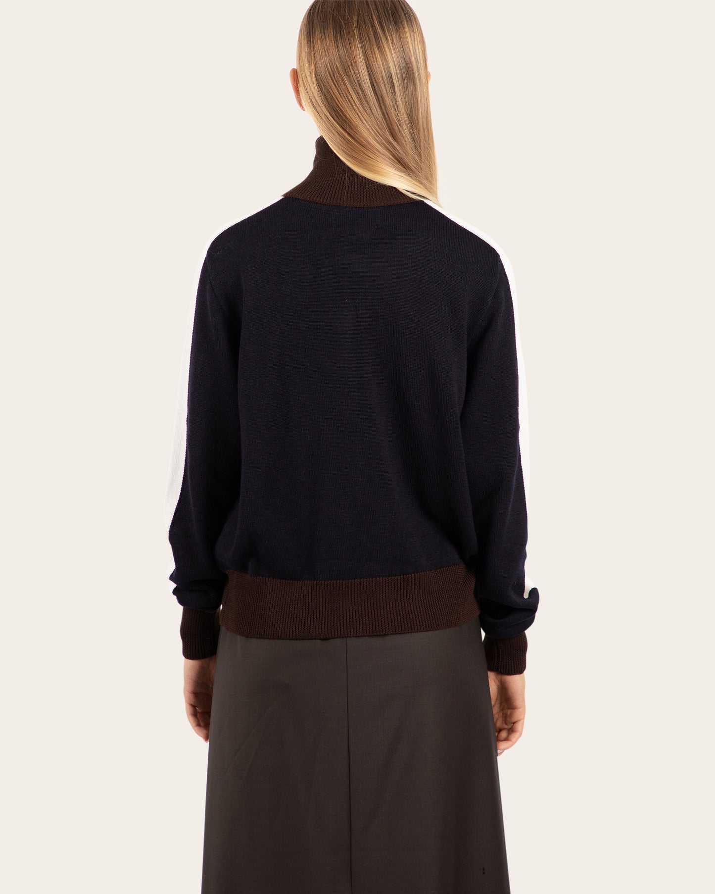Merino Wool Sporty Cardigan