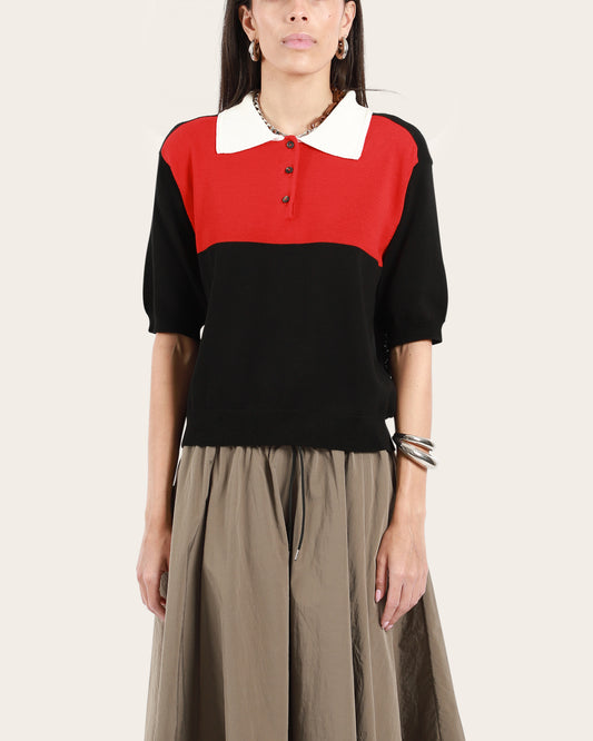 Organic Cotton Colorblock Polo