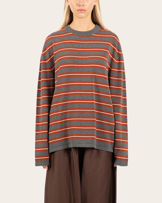 Organic Cotton Striped Long-Sleeve T-shirt