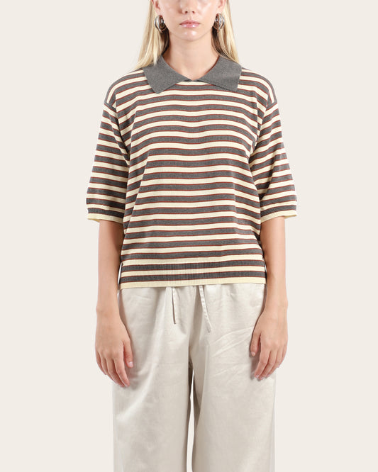 Organic Cotton Striped Polo