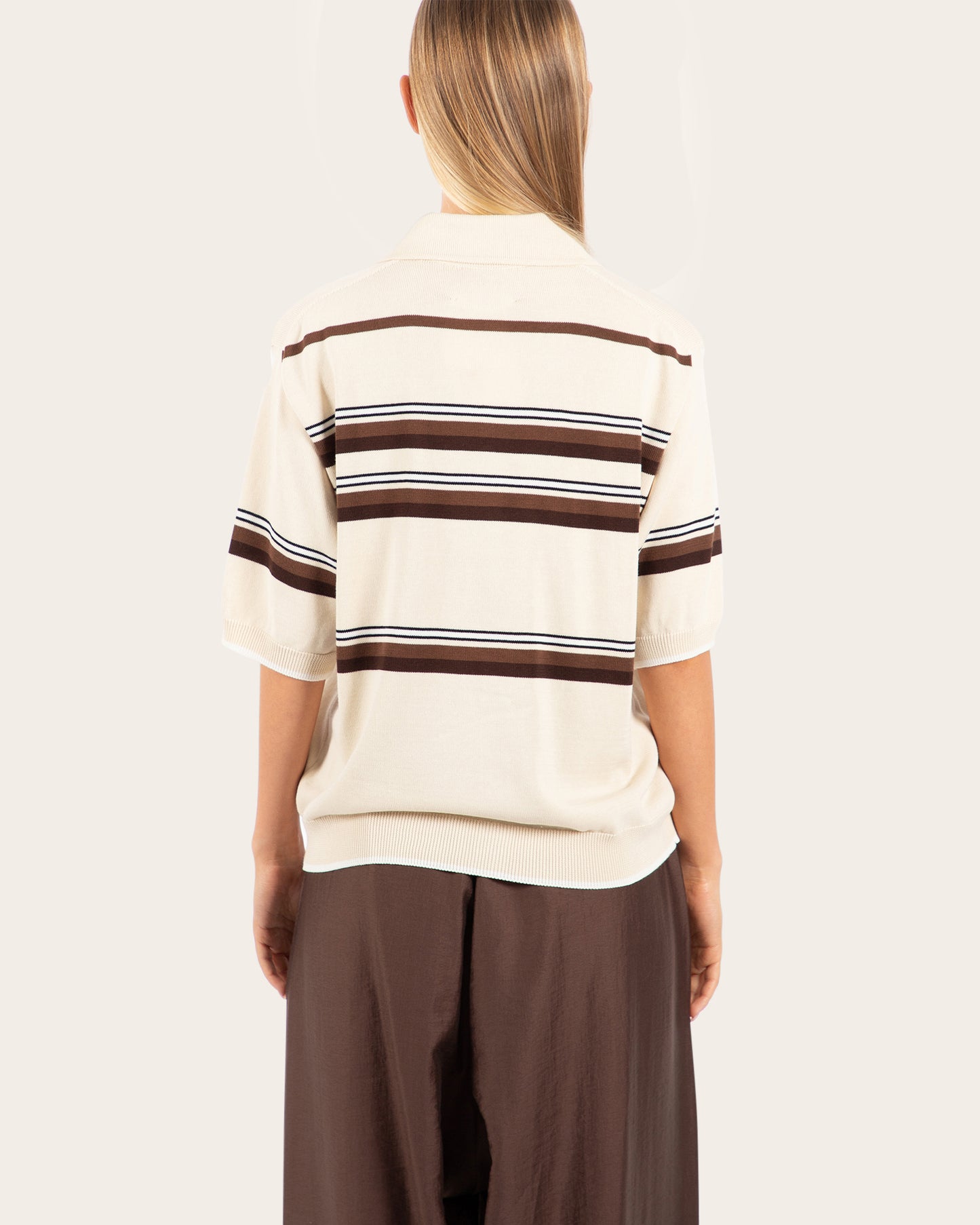 Organic Cotton Striped Polo