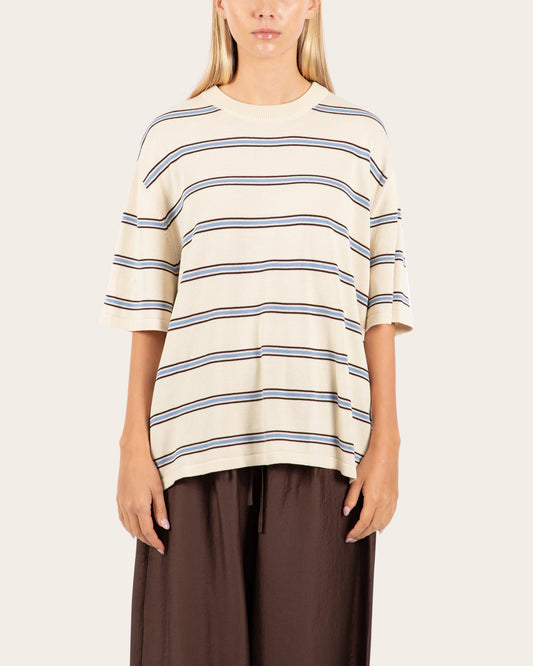 Organic Cotton Striped T-Shirt