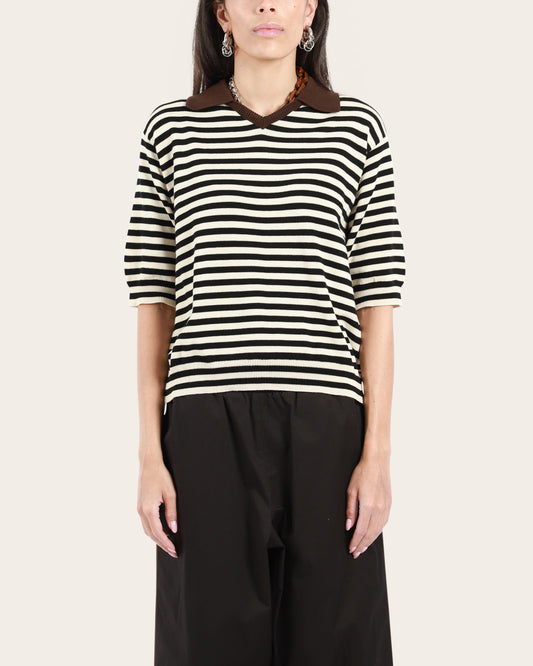 Organic Cotton V-Neck Polo