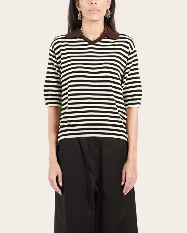 Organic Cotton V-Neck Polo