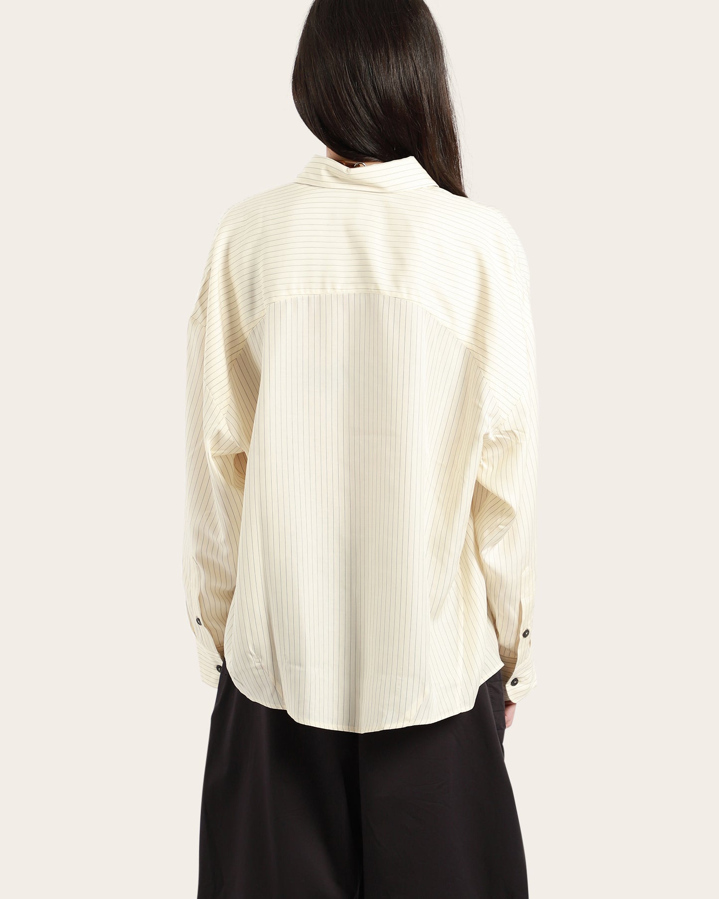 Oversized Pencil Striped Shirt