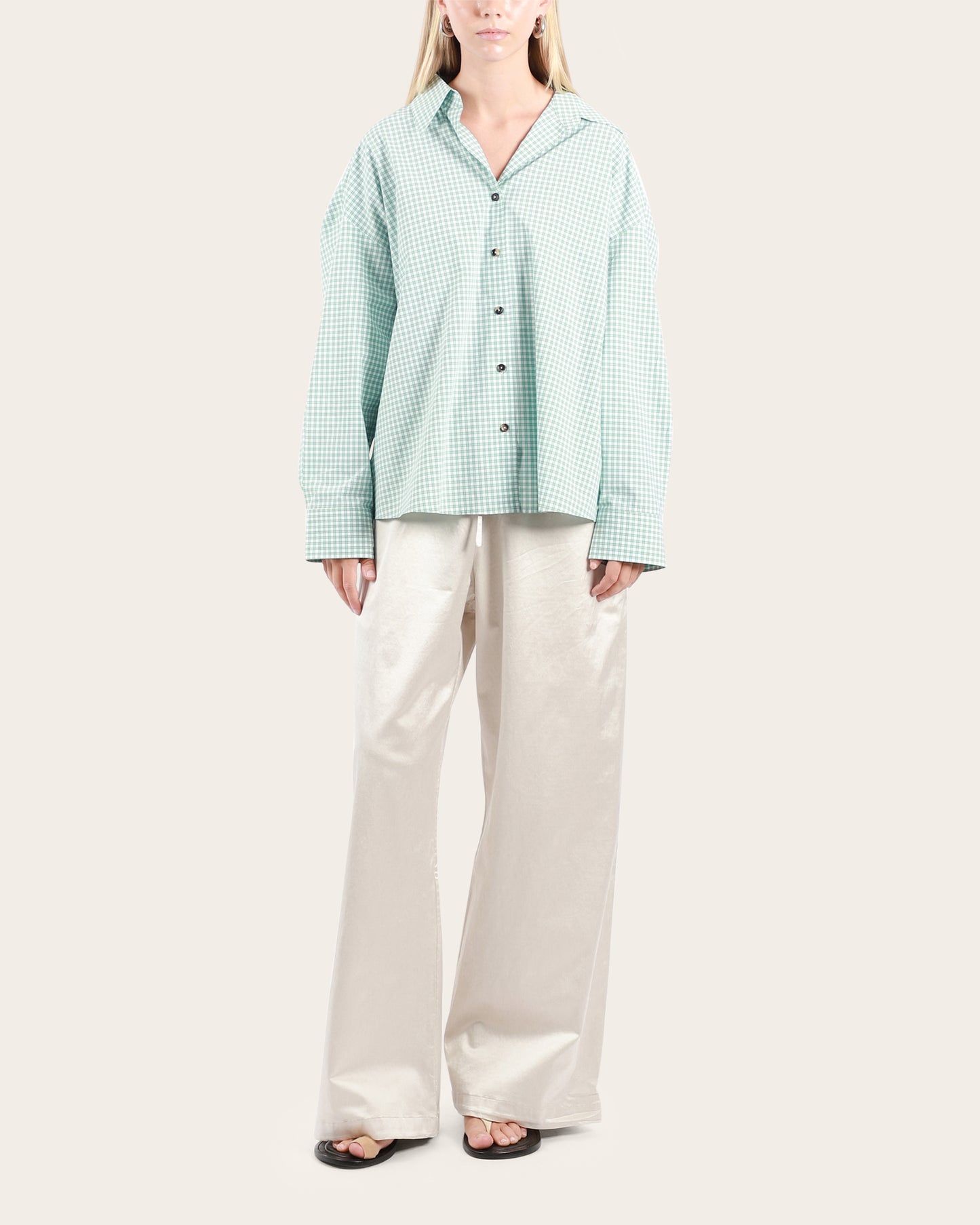 Oversized Shirt Vichy