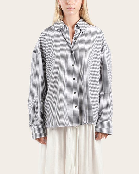 Oversized Shirt Vichy