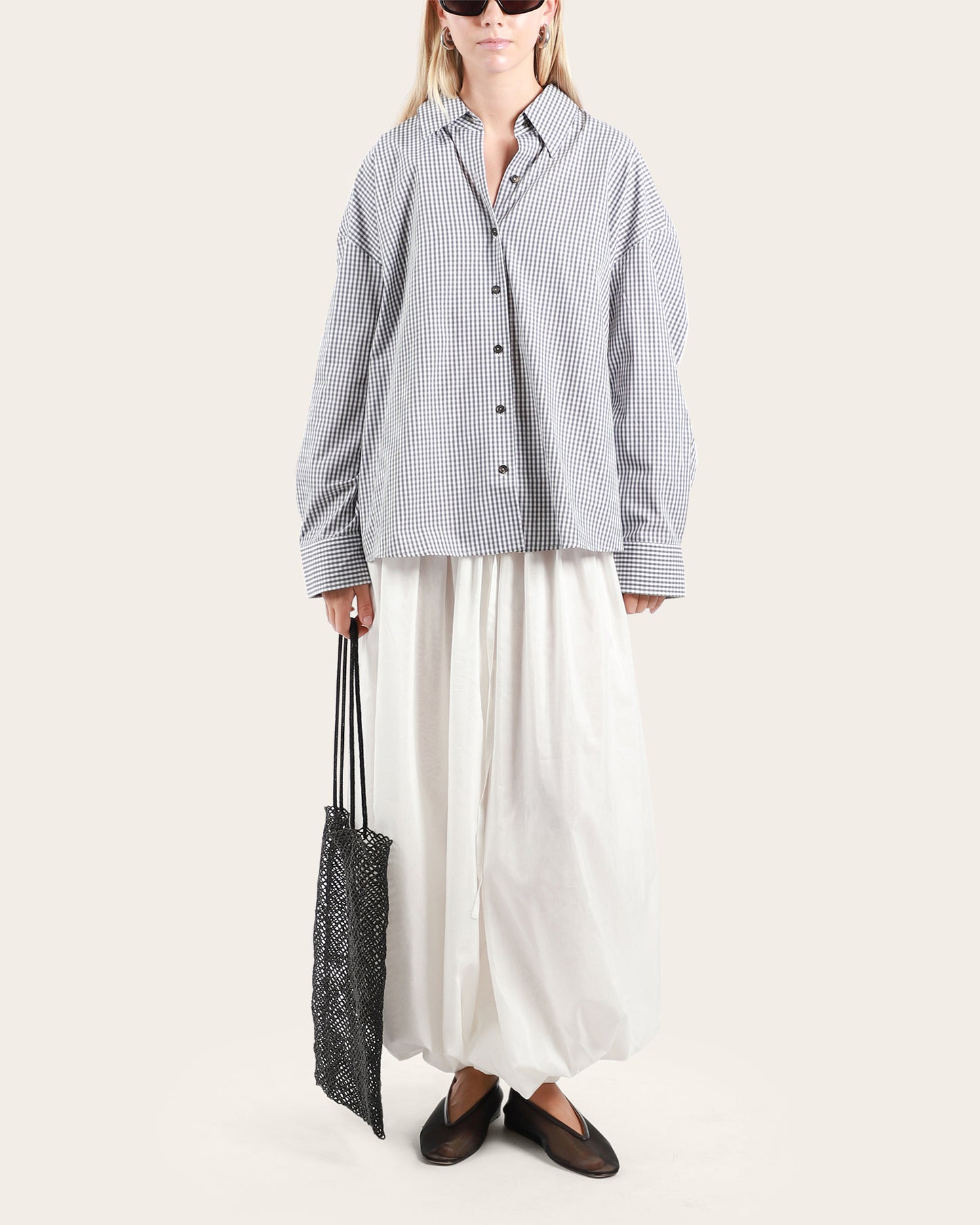 Oversized Shirt Vichy