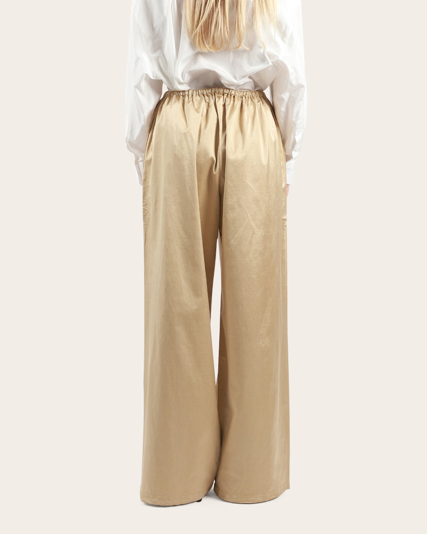 Satin Drawstring Pants