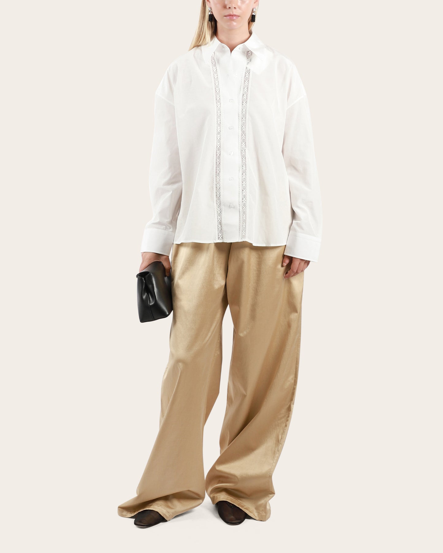 Satin Drawstring Pants