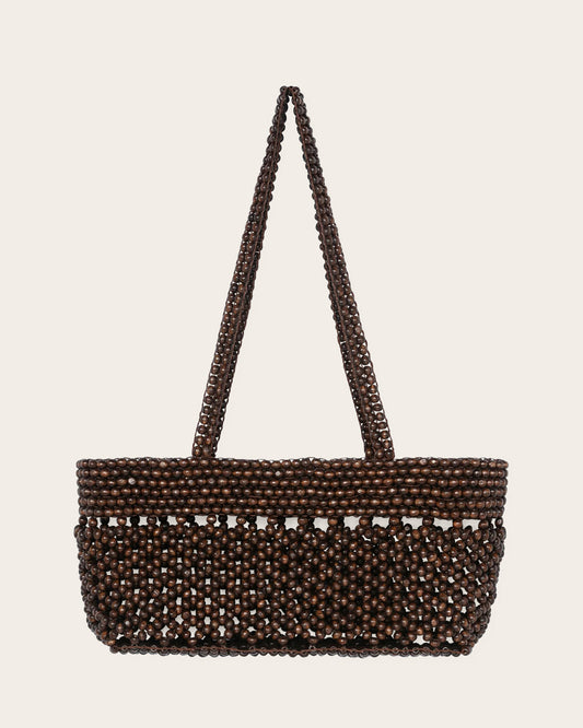 Wooden Beads Mini Bag