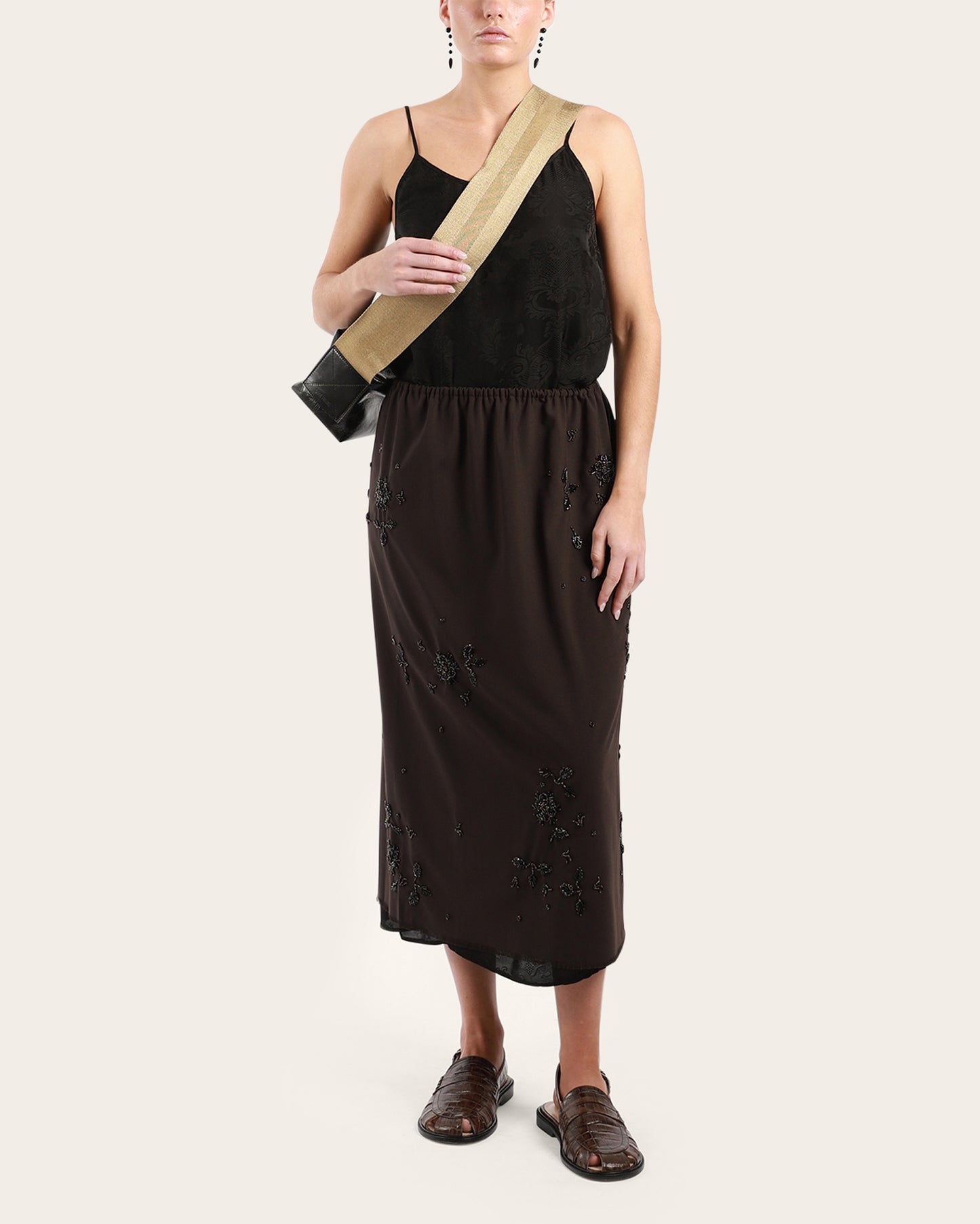 Embellished Tailoring Skirt