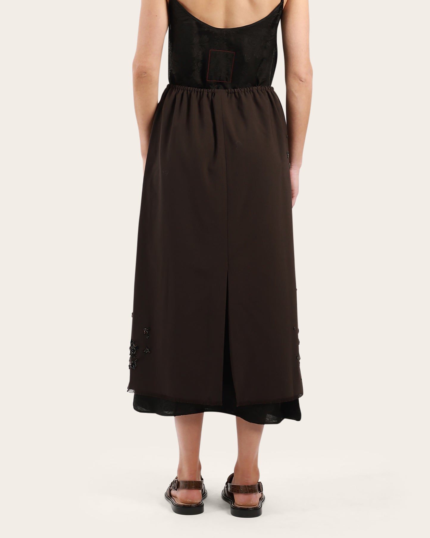 Embellished Tailoring Skirt