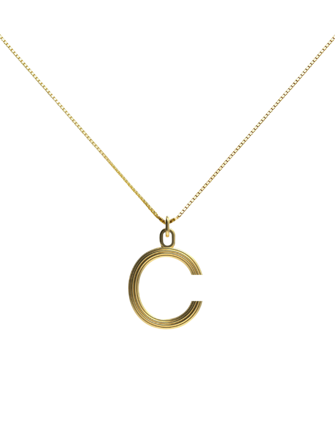 Small Letter Necklace - Gol