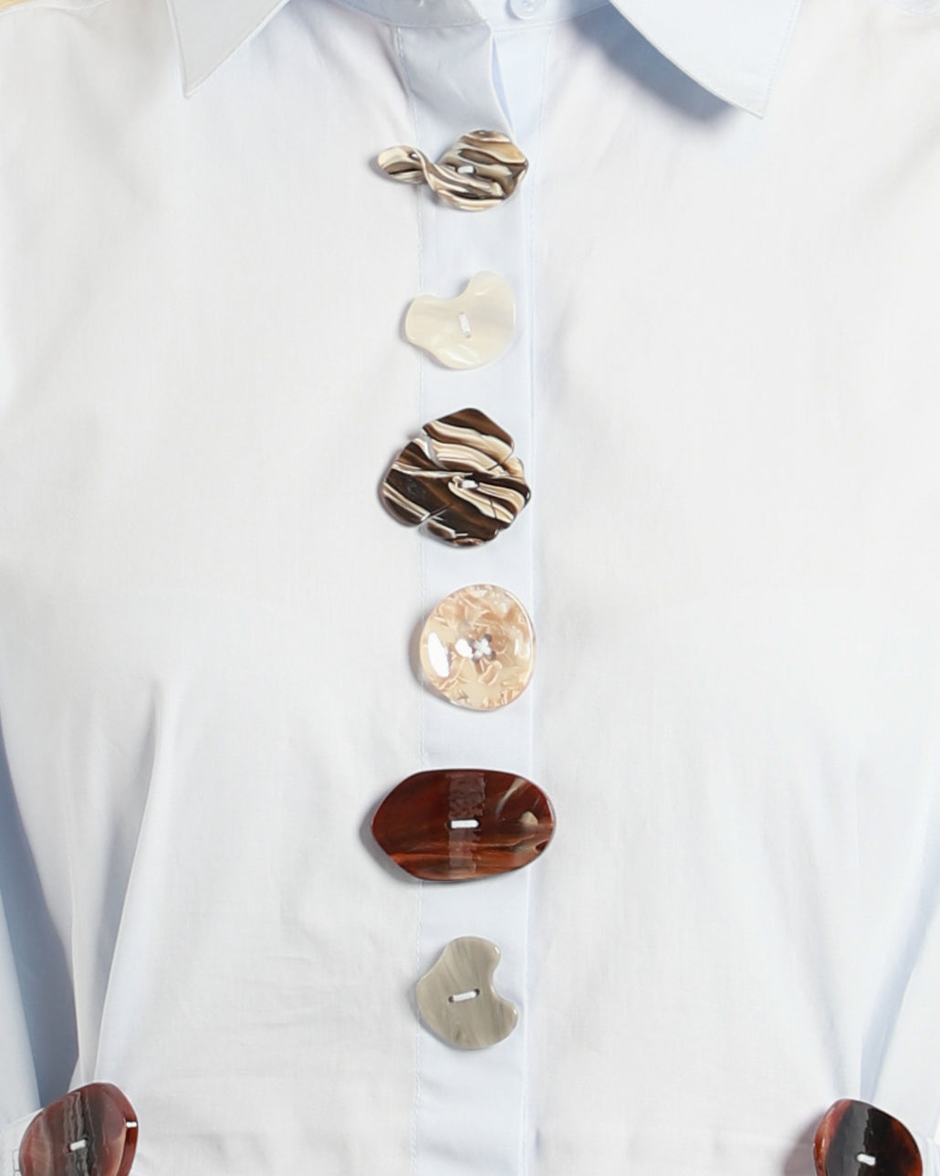 Button Belted Dress