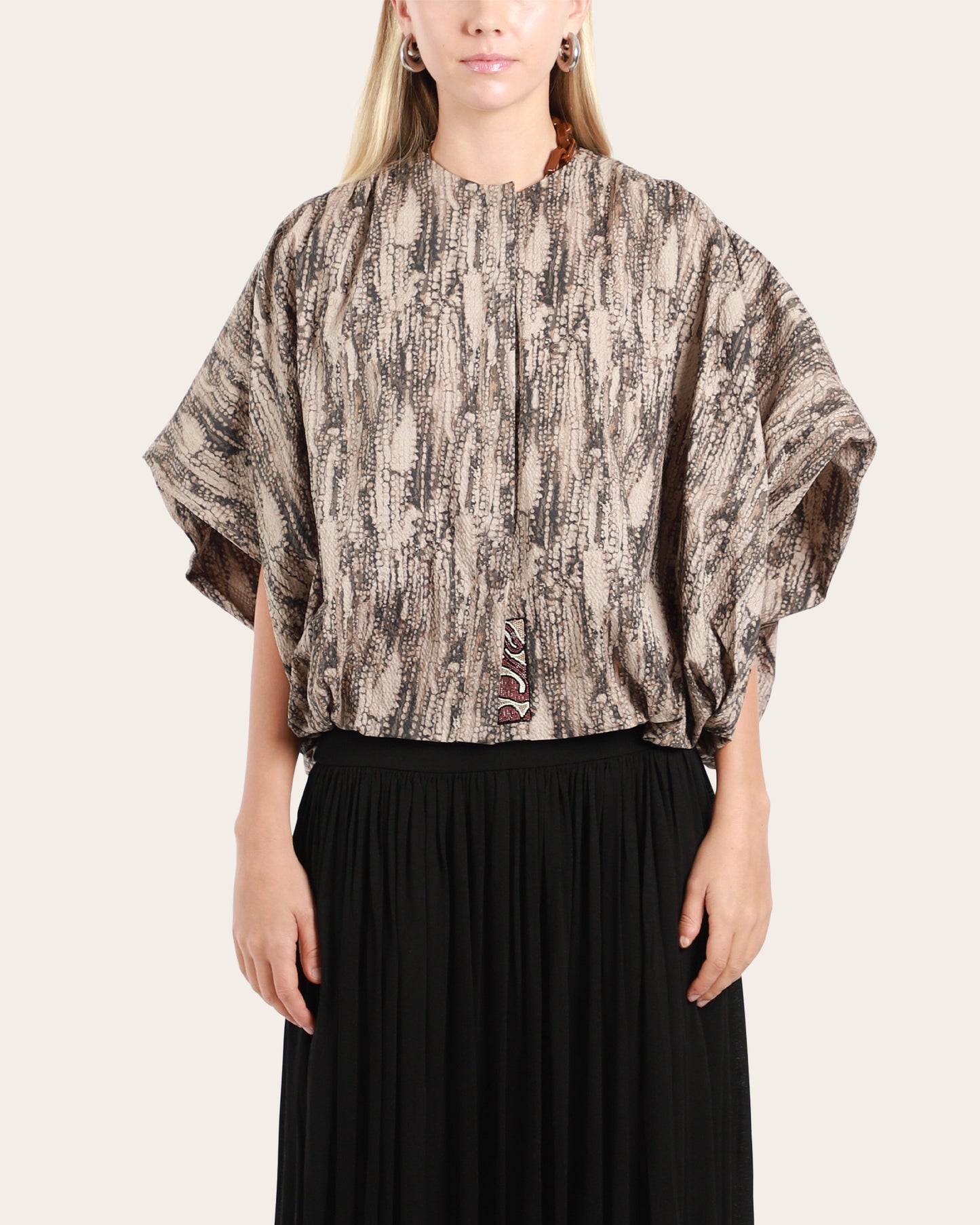 Camo Draped Shirt