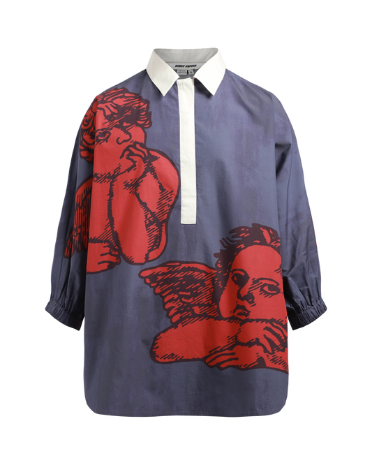 Cupid Polo Batwing Shirt