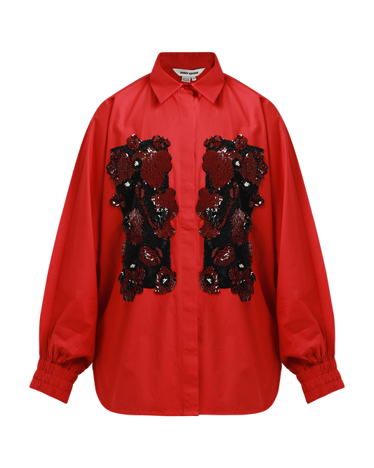 Double Fresco Batwing Shirt