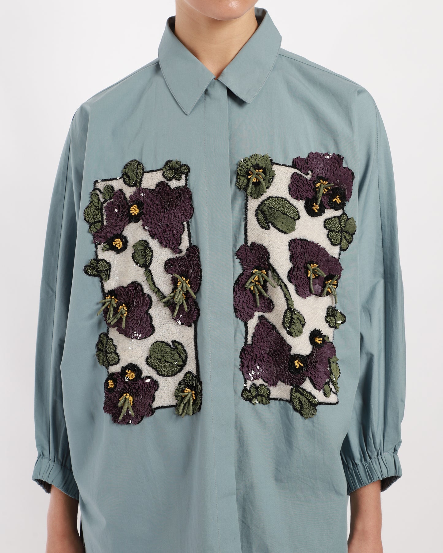 Double Fresco Batwing Shirt